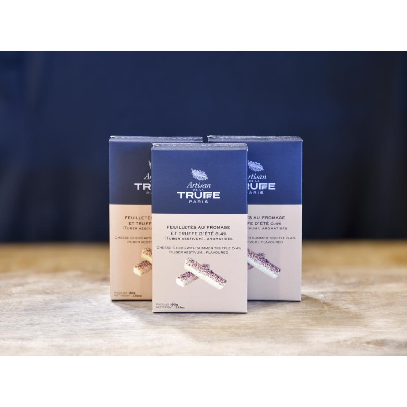 Feuilletés au fromages et truffe d'été
