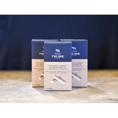 Feuilletés au fromages et truffe d'été